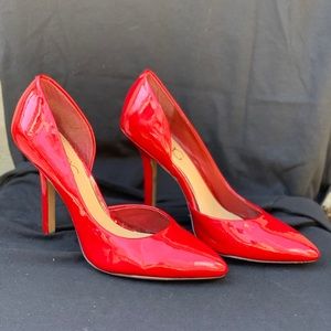 BCBG Paris red pumps. (4.5 inch heel) size 7.5